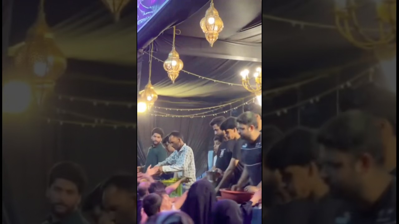 Muharram Sabeel Distributed Chai Pani|