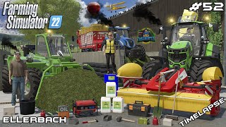HELPING @kedex WITH FIRST GRASS SILAGE OF THE YEAR | Ellerbach | Farming Simulator 22 | Episode 52
