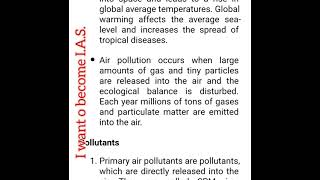 Short essay on air pollution essay.
