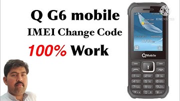 Q Mobile G6 IMEI Change code