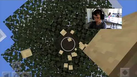 Wyatt builds MINECRAFT house