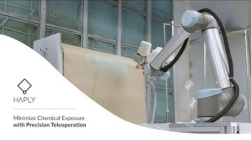 Teleoperated Spray Painting That Keeps Workers Out of Harm’s Way | Haply Robotics
