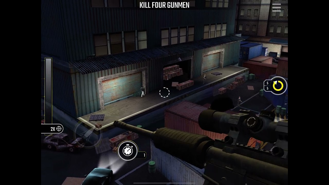 Pure Sniper - Evil Eye / Kill Four Gunmen, mission 8, Z30 