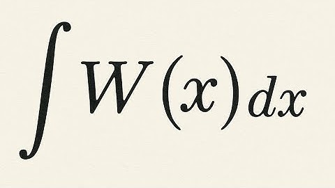 I integrated the Lambert W function 