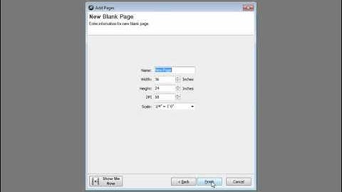 Planswift 9 New Blank Page