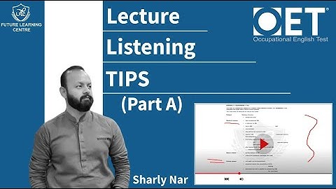 OET Listening Tips for Part A (with Sir Sharly) #flclahore