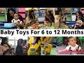 बच्चों के लिए खिलोने  BABY TOYS FOR 6-12 MONTHS - YouTube