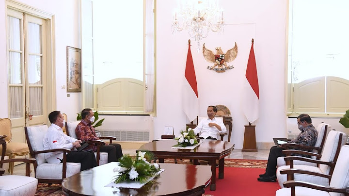 Presiden Jokowi Menerima Menpora dan Ketua Umum PSSI, Istana Merdeka, 3 Agustus 2022