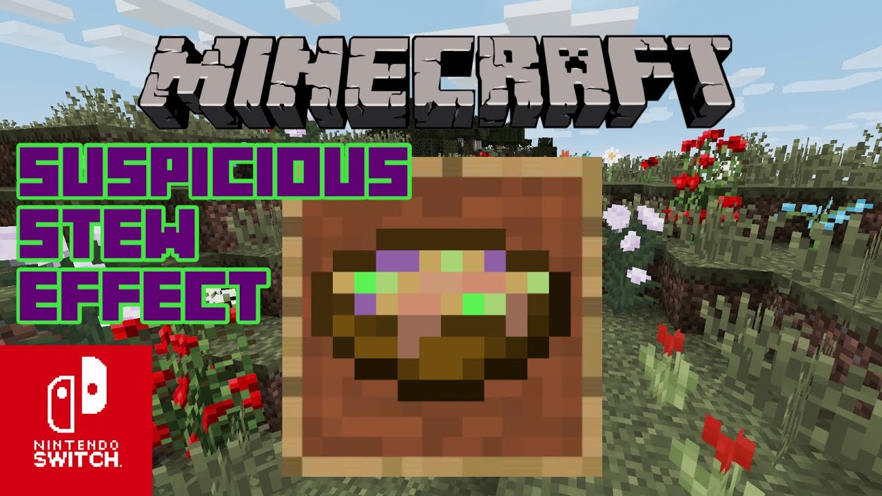 Minecraft: All Kind of Suspicious Stew Effect - YouTube