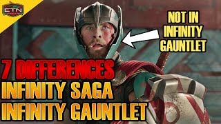 Differences Between Endgame Movie and Comic