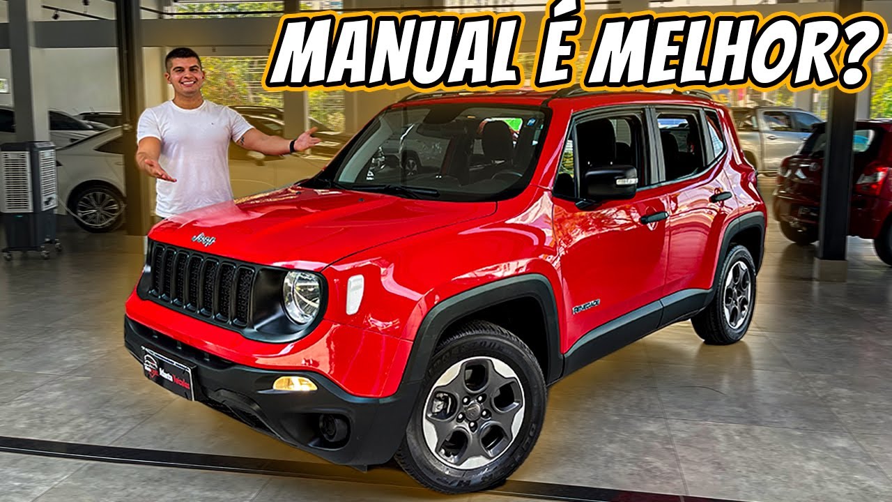 Jeep Renegade Sport 1.8 Manual 2019 – Muito mais ECONÔMICO e VELOZ que o automático ?