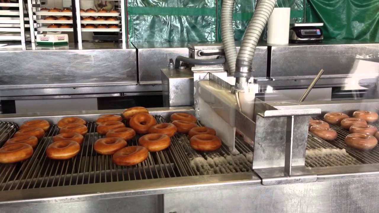 Krispy Kreme Frosting machine YouTube