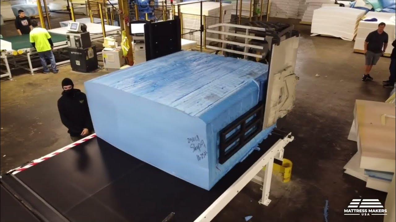 Mattress Manufacturing Process How It's Made in the USA YouTube