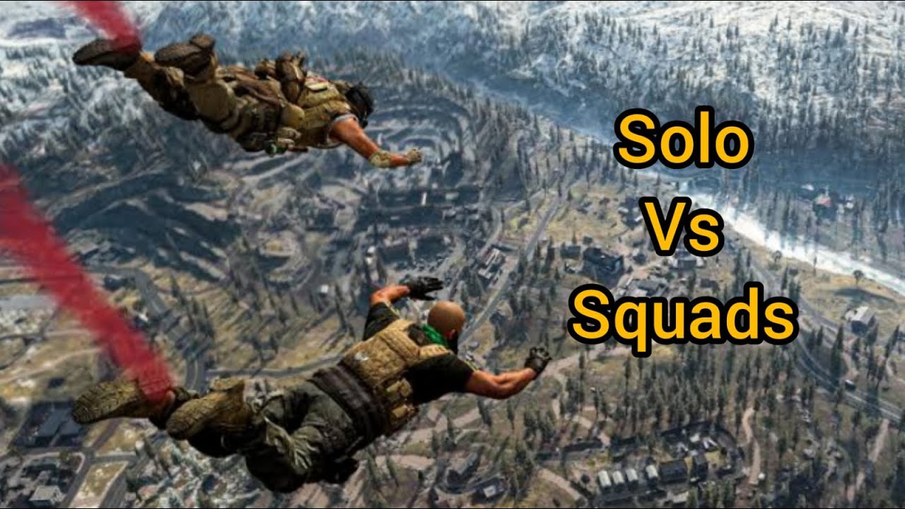 Call Of Duty Mobile Battle Royal Solo vs Squads Gameplay - YouTube