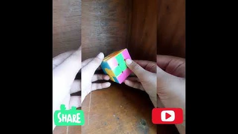How to make snake 🐍 pattern in 3 by 3 Rubik