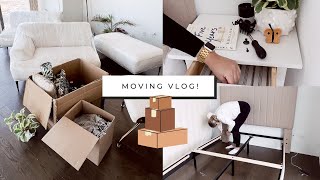 MOVING CHAOS! Tips for Cleaning, Packing, Organizing. Moving Vlog!
