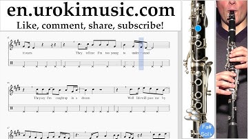 How to Play Clarinet Avicii - Wake Me Up Tabs Part#2 um-a352