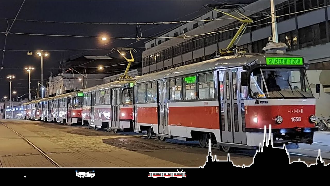Hokejová posila směr Starý Lískovec 🚋 Cab view tram Brno