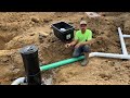 Complete overview of underground rain harvest cistern install