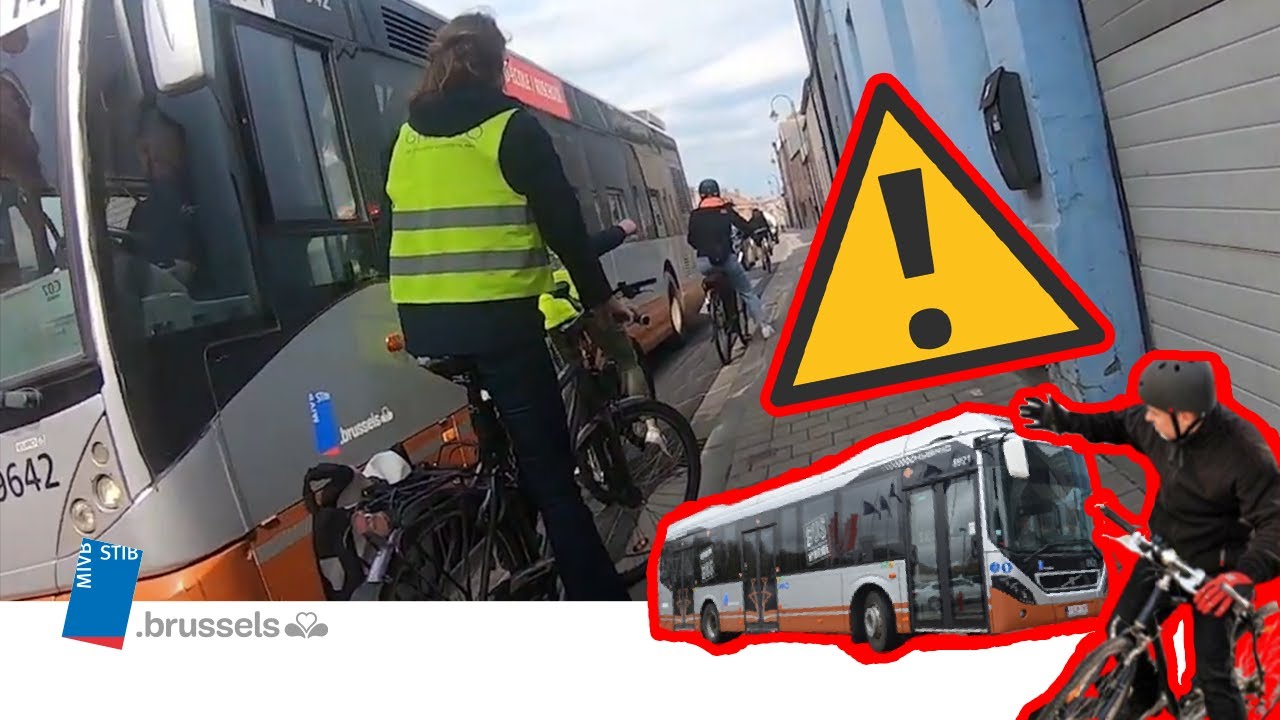 Cyclistes vs chauffeurs de bus | Fietsers vs buschauffeurs