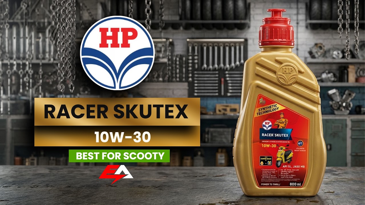HP Racer Skutex 10W-30 Review | Best Engine Oil for Scooty? Mileage & Smoothness Test