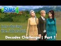 Let's Play: The Sims 4 | Decades Challenge | Part 1 | Rules Overview and Introducing the Johnsons!