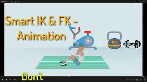 Smart IK and FK animation in cartoon animator 4