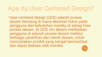 UCD USER CENTERED DESIGN