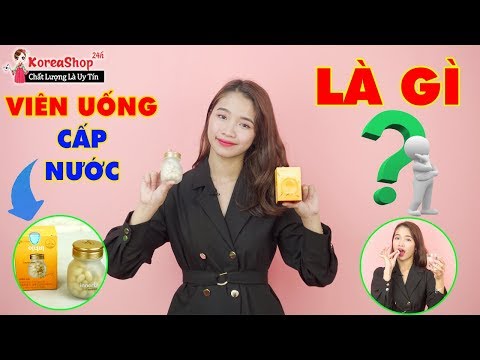 Viên Uống Cấp Nước Aqua Rich Hàn Quốc Giúp Ngăn Chặn Lão Hóa , Giữ Ẩm , Cấp Nước và Collagen Cho Da