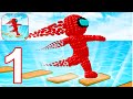 Sandman Shortcut Race: Pixel 3d Man Run Game - Gameplay Part 1 All Levels 1 - 8 (Android, iOS) #1