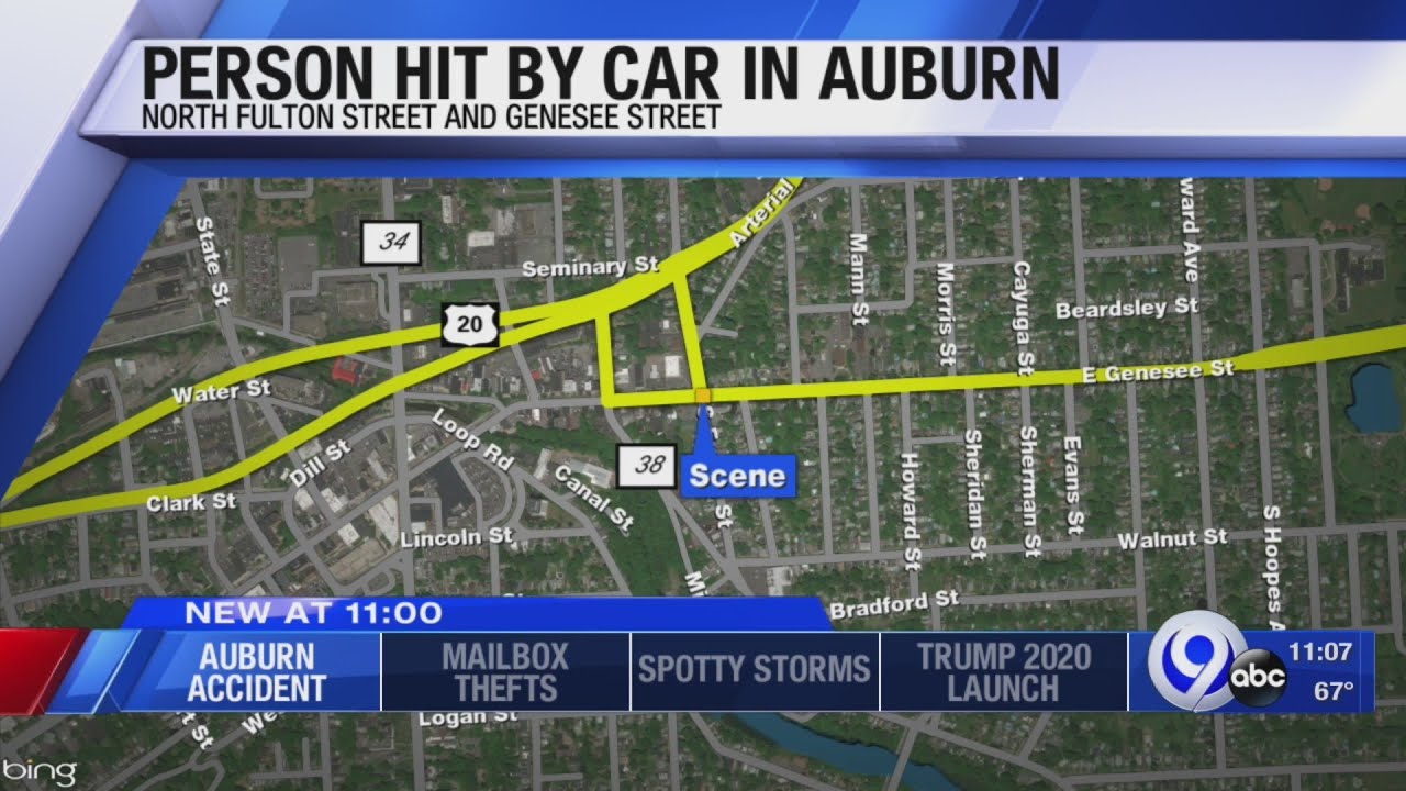 Person hit by car in Auburn - YouTube