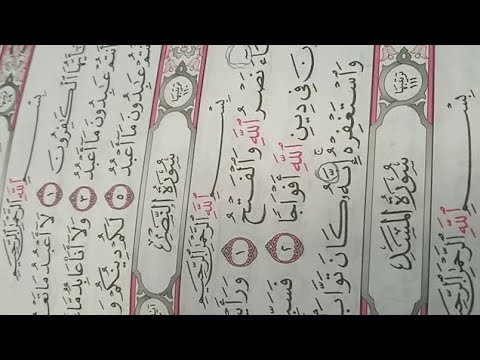 السورة التى لما نزلت قال الرسول صل الله عليه وسلم نعيت الئ نفسى سورة النصر مع يوسف و يحيى