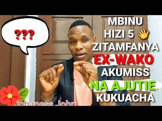 Mbinu 5 za kumfanya ex-wako akumiss na ajute kukupoteza - Johaness John class=