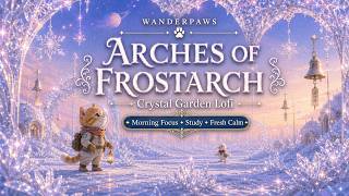 Arches of Frostarch | Crystal Garden Lofi for Morning Focus, Study & Fresh Calm screenshot 3