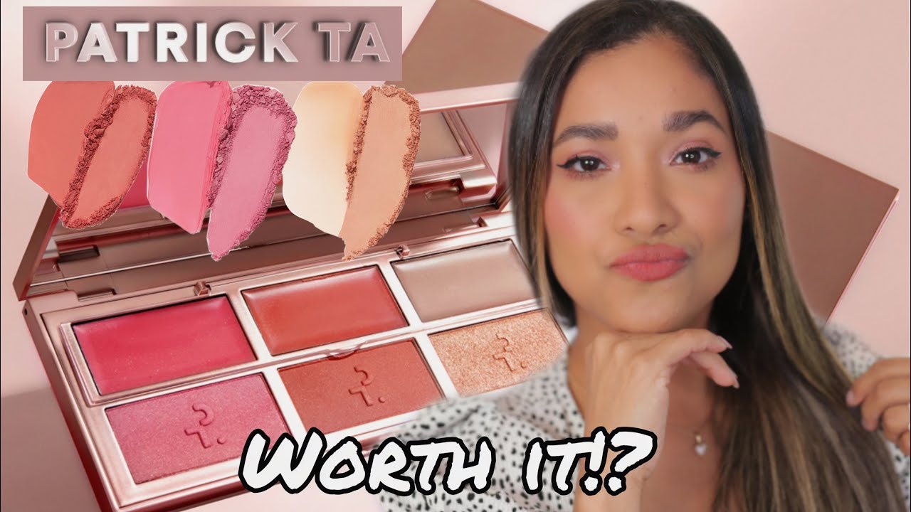 NEW PATRICK TA MAJOR HEADLINES BLUSH AND HIGHLIGHTER PALETTE Vol
