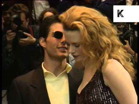 Tom Cruise and Nicole Kidman at the Mission Impossible London Premiere, 1990s