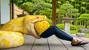 Full 4 Episodes: Dramatic Rescue as Brave Team Saves Woman from a Giant Python Situation