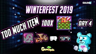 Growtopia: Much Unique Item From Winterfest Calendar 2019 ! | 4th Day | Growtopia 2019 screenshot 3