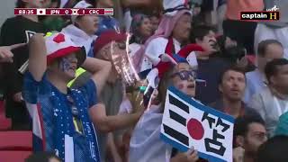 مباراة اليابان و كوستاريكا 1-0 .... و فوز كوستاريكا