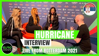 SERBIA EUROVISION 2021: Hurricane - LOCO LOCO (INTERVIEW) // Live from Rotterdam 2021