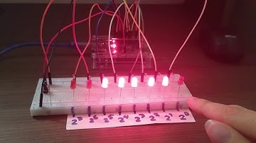 8 LED Binary Display (ME461-HW3)