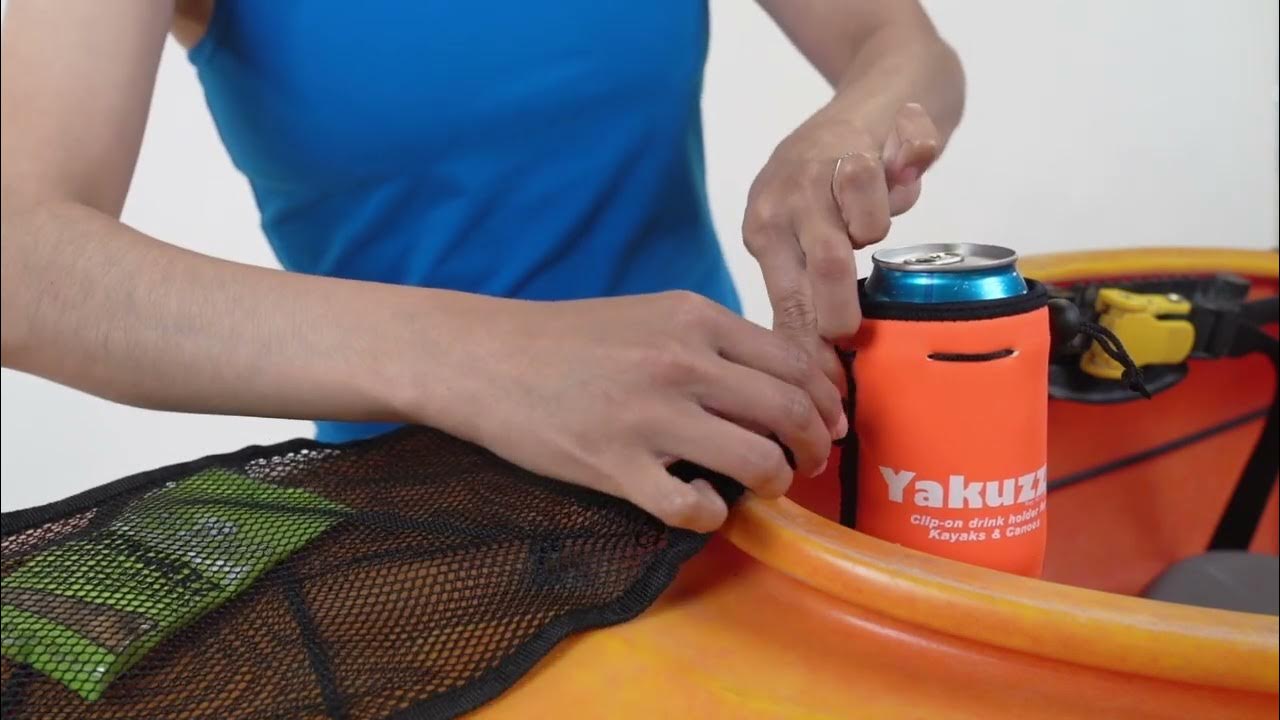 Yakuzzi Clip On Drink Holder for Kayaks and Canoes YouTube