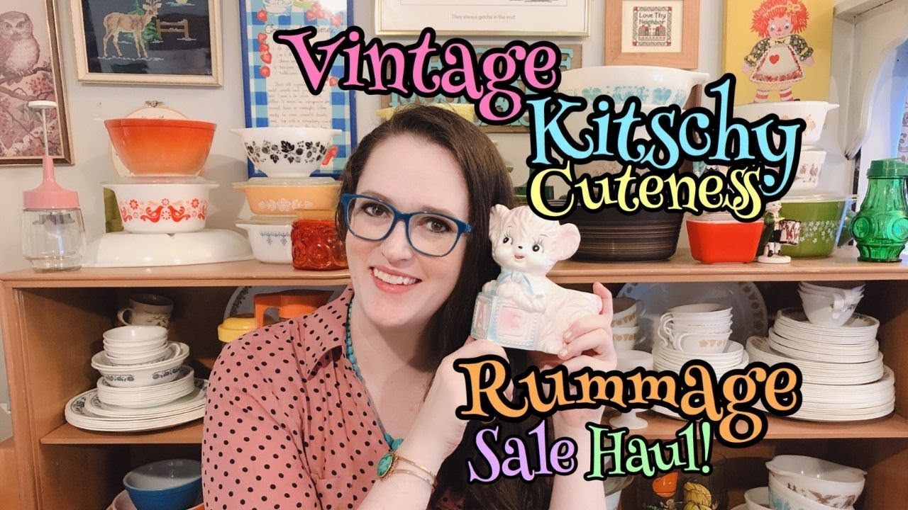Rummage Sale Haul Save The Cats! Some Really Fun Vintage Items