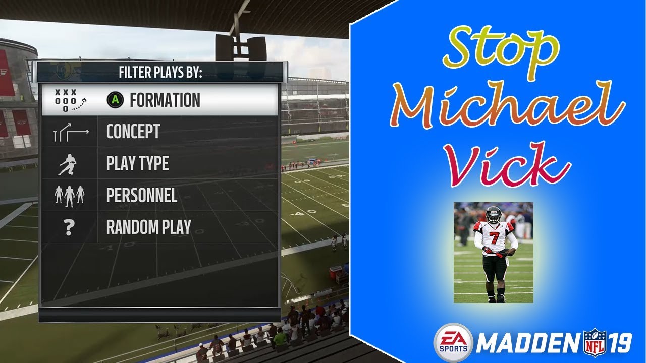 Best way to STOP Michael VICK | Madden NFL 19 Defensive Tip