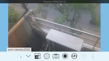 Switch between cameras at Fullscreen View- Bernida Cams Viewer app
