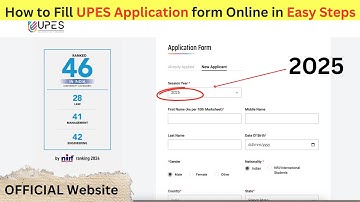 How to fill upes Dehradun Form Online in 2026 | Upes Dehradun application form filling 2025 |
