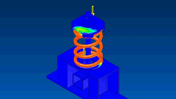 CalDyn HQ Spring Isolator with Seismic Restraints (Seismic Mount)