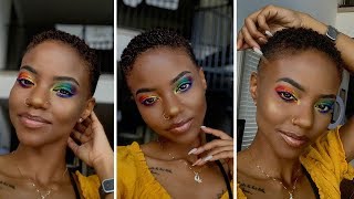 Rainbow PRIDE Makeup Look 2019