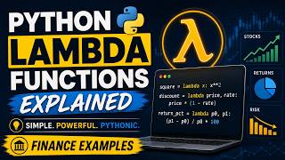 Python Lambda Functions Explained | Finance Examples