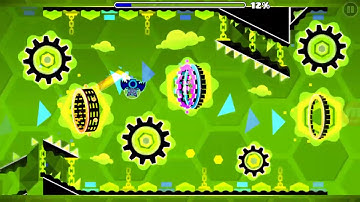 Bionic Button by TheRealDarnoc {Medium Demon} - (3/3 Coins) - [Geometry Dash 2.11]